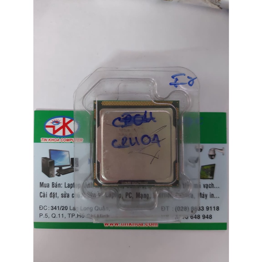 Bộ vi xử lý CPU INTEL CORE I7-860 SK1156 không kèm fan -hàng cũ- (CPU04)