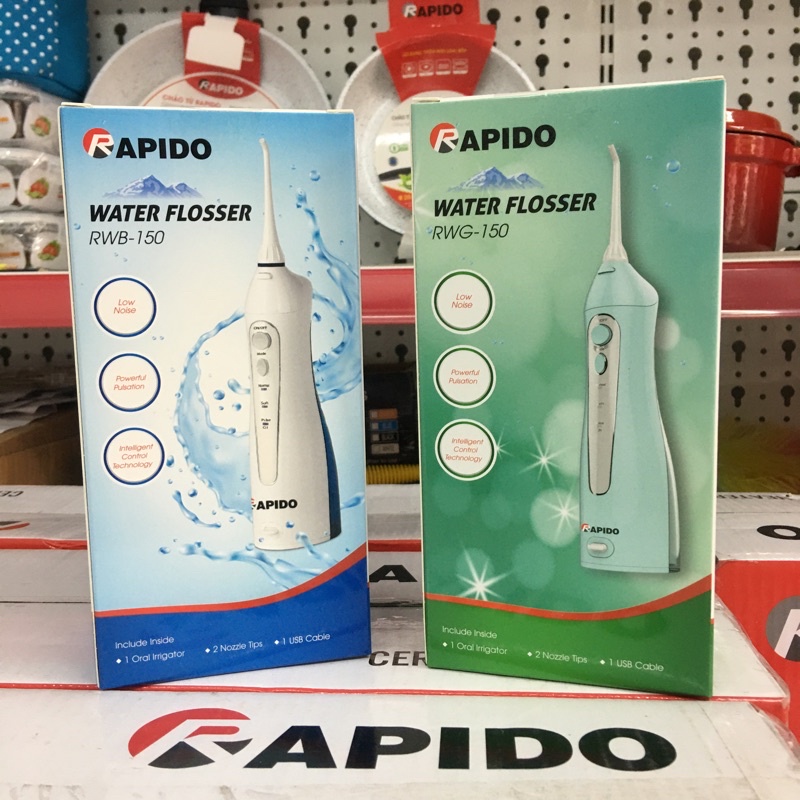 Tăm nước cầm tay Rapido RWF150 / RWG150 - CÔNG NGHỆ VỆ SINH RĂNG MIỆNG CỦA ĐỨC