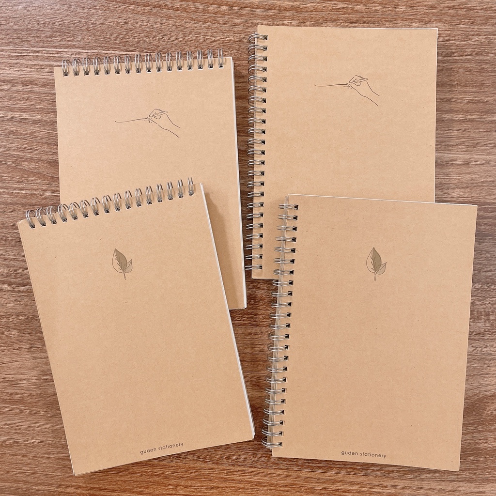 Sổ tay bìa Kraft A5 160 trang Guden_Guden Stationery