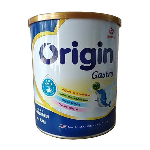 Sữa Origin Gastro 900g - canxi từ tảo đỏ, HMO (HSD: 2023)