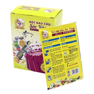 Rau câu dẻo con sóc vàng hộp 10 gói x 12g
