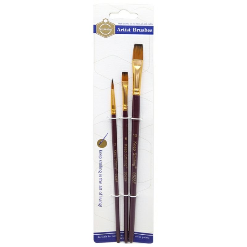 Set 3 cọ vẽ chuyên dụng