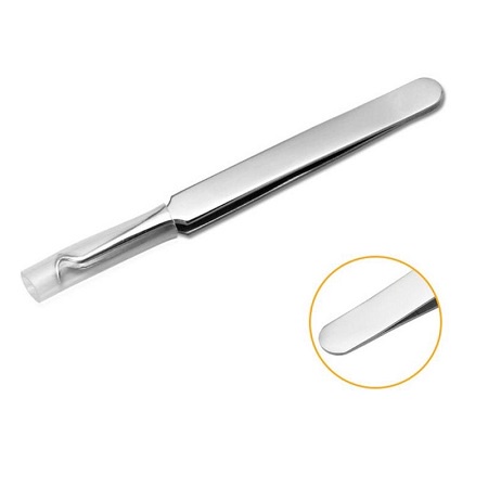 Nhíp Gắp Mụn Trứng Cá Đầu Cong - Nhíp Đa Năng Thép Không Gỉ