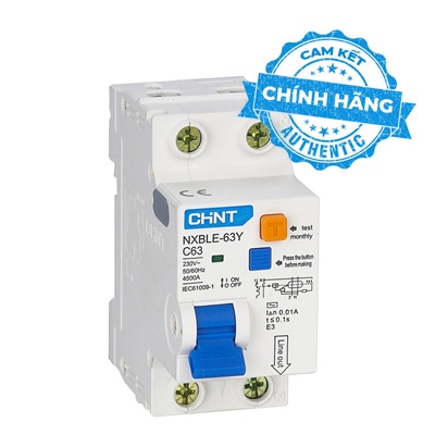 APTOMAT CHỐNG GIẬT CHINT CẦU DAO TỰ ĐỘNG CHỐNG GIẬT CHINT THIẾT KẾ MỚI