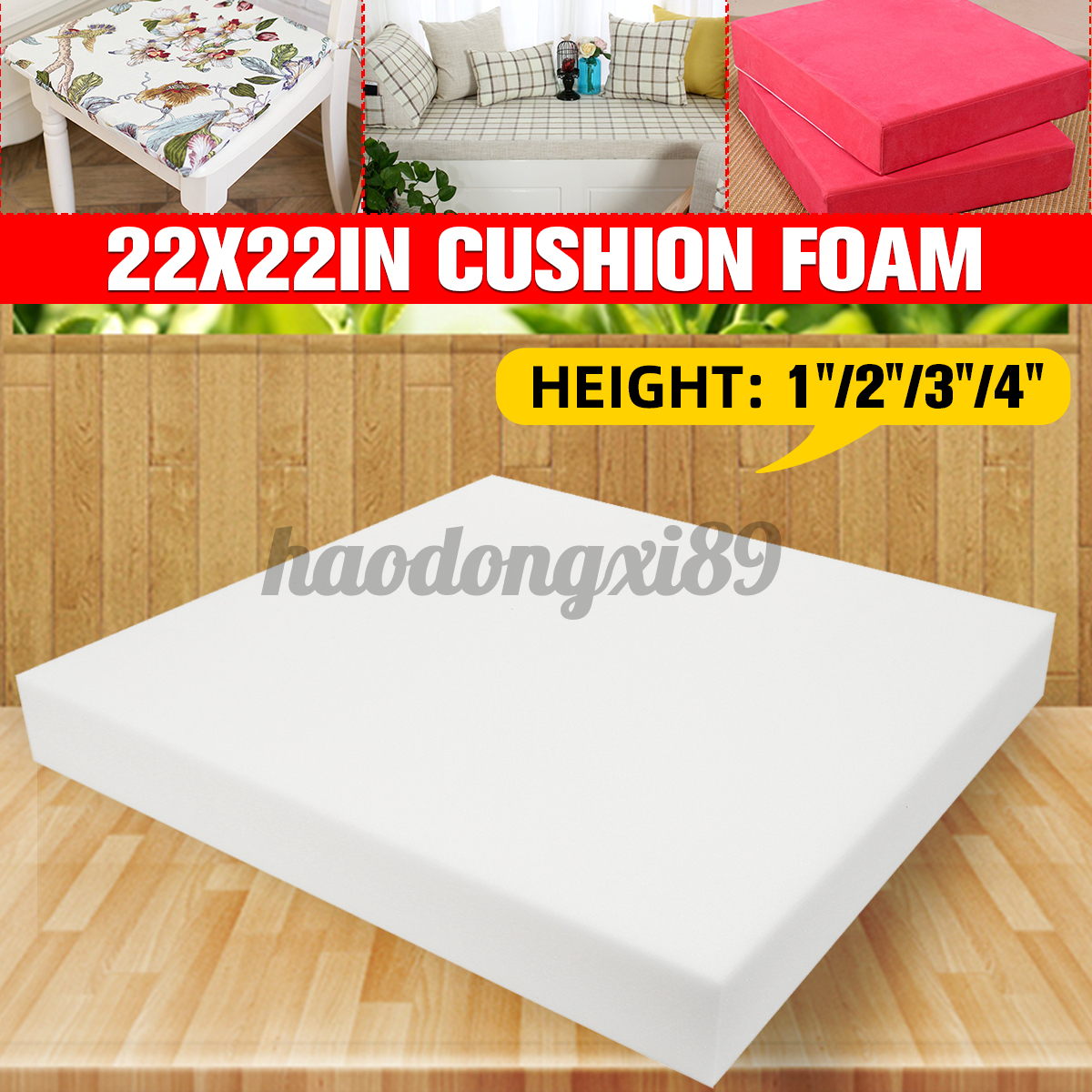 Đệm Cao Su Lót Ghế Ngồi 22 '' X22 '' Dongxi89