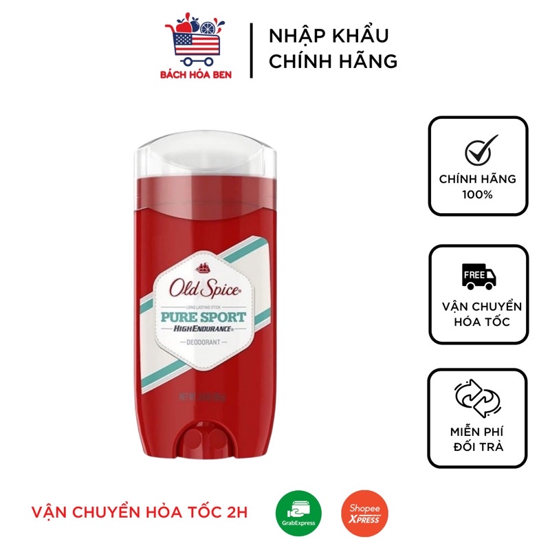 Lăn khử mùi Old Spice Mỹ [DATE 9/23]