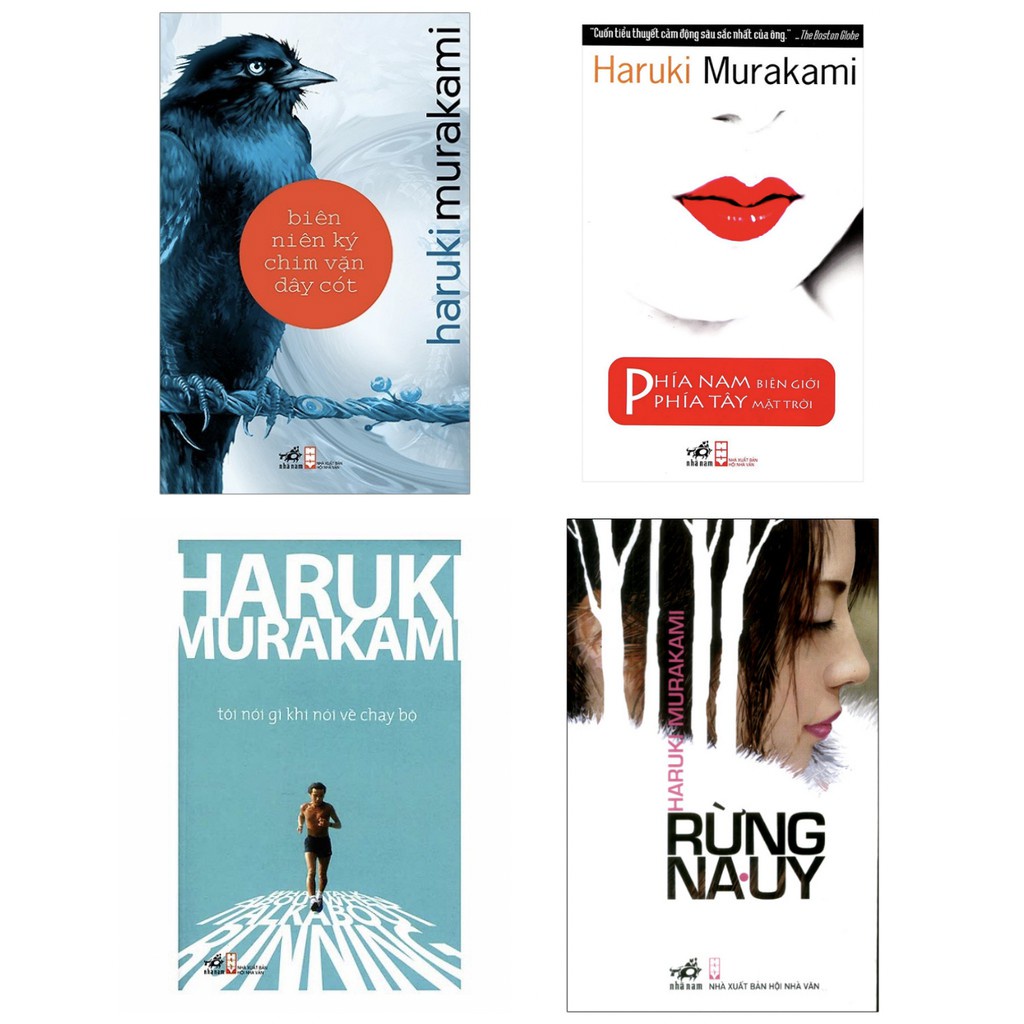 Sách - Combo sách tác giả Haruki Murakami : Tôi nói gì ...+ Rừng Nauy + Phía Nam Biên GiớI ....+ Biên Niên Ký ....