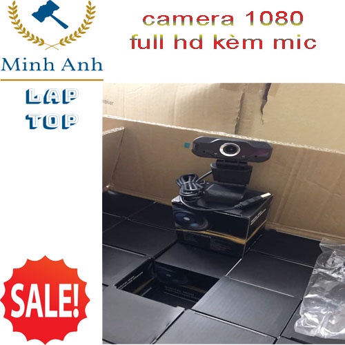 Webcam kèm mic Full hd 1080p siêu nét - siêu mịn laptop &amp; PC