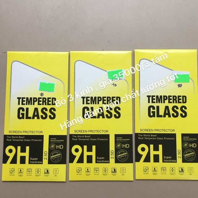 Bộ 3 kính cường lực LG G6 bảo vệ màn hình siêu tốt