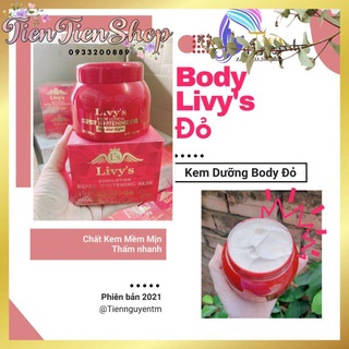 Kem Dưỡng Trắng Da Toàn Thân LIVY'S Đỏ