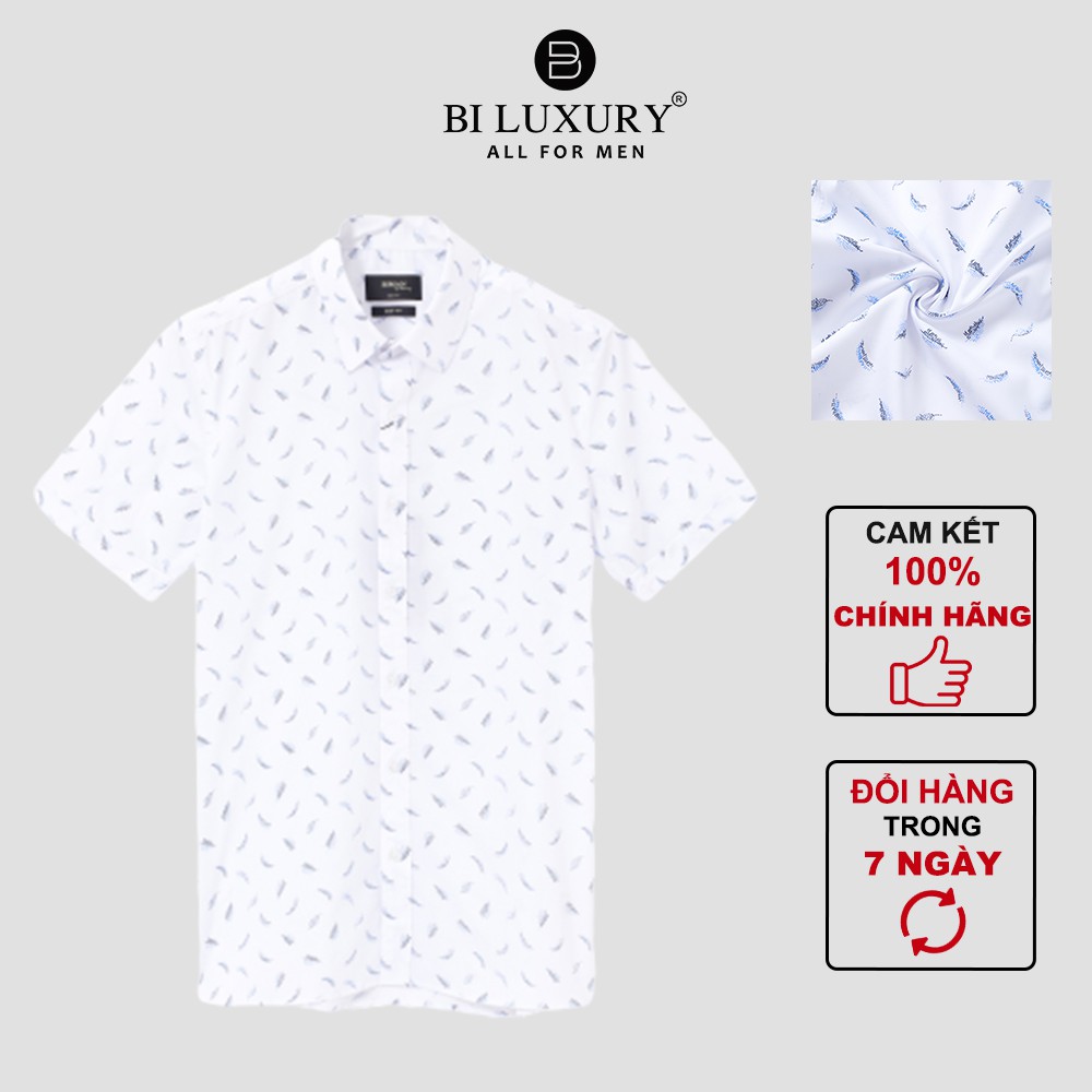 [Mã FAMALLT5 giảm 15% đơn 150K] Áo sơ mi nam Biman by Biluxury 3SMDT10067T00 (xanh sáng pha phối) và trắng 4SMCH007TRT | BigBuy360 - bigbuy360.vn