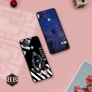 Ốp lưng kính cường lực cực nam tính dành cho Oppo A15