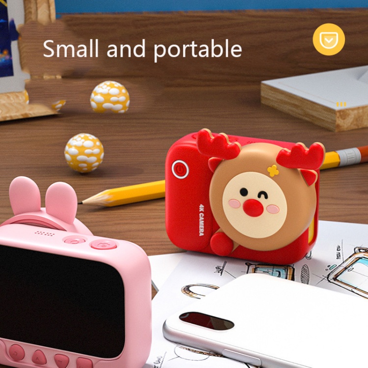 Máy Ảnh Kỹ Thuật Số kamera budak HD 4K IPS Giáo Dục Sớm Cho Bé