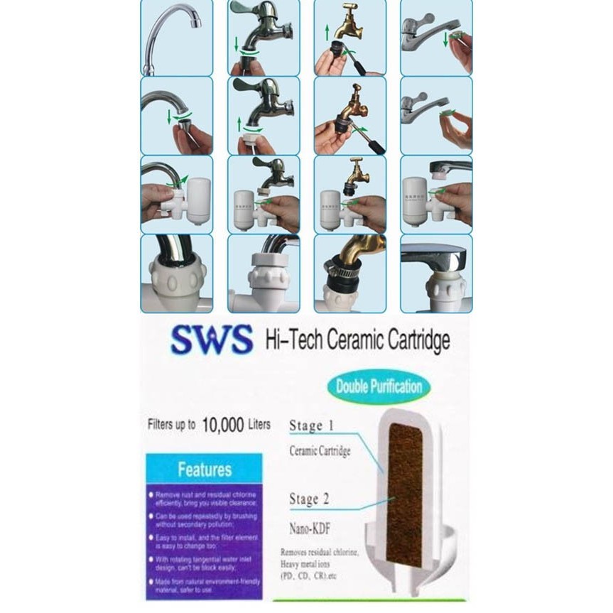 Bộ lọc nước tự động tại vòi Water Purifier. - TR7535 | BigBuy360 - bigbuy360.vn