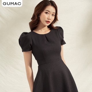 Đầm xòe xếp ly cổ DA1123 GUMAC