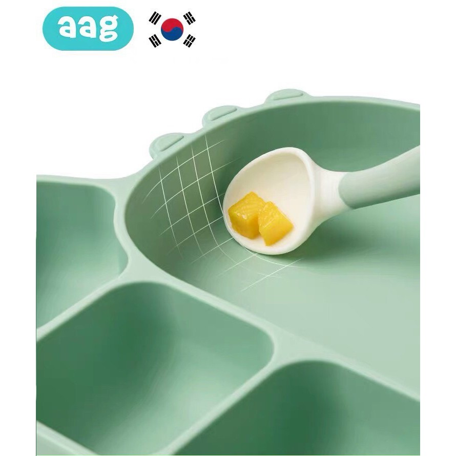 Khay Ăn Dặm  con cua AAG Cao Cấp Cho Bé ( Có Đế Chống Trơn Trượt )
