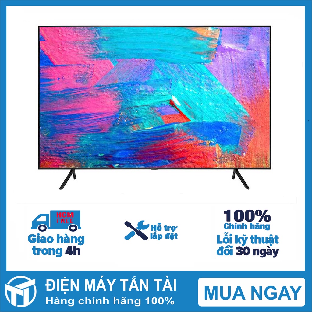 Tivi Samsung UA55AU7700 Smart 4K 55 Inch Mới 2021  GIAO HÀNG MIỄN PHÍ TP.HCM