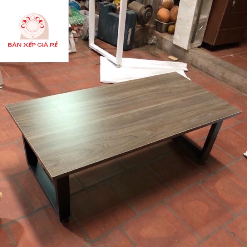 Bàn xếp 50*80*35cm chân sắt gấp ngồi bệt