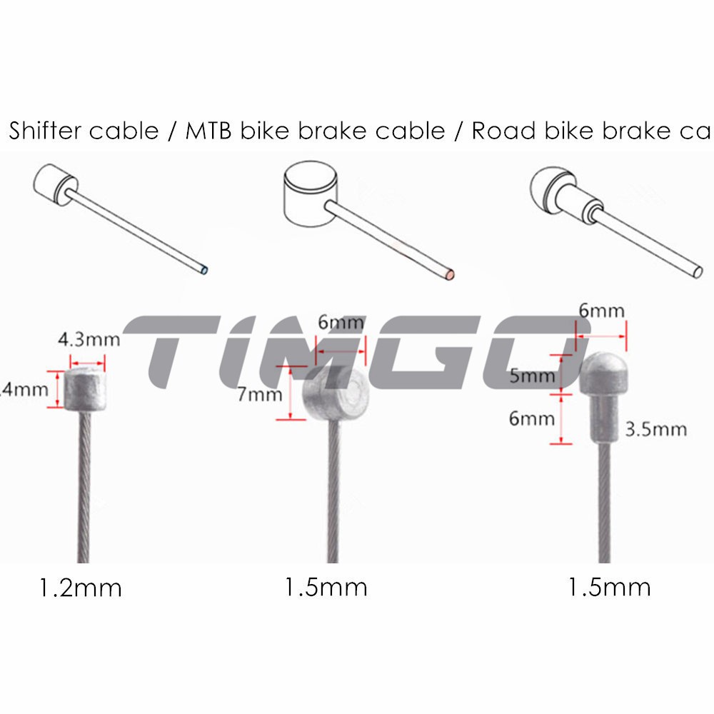 Set 2 Dây Phanh Xe Đạp Leo Núi Bằng Thép Không Gỉ