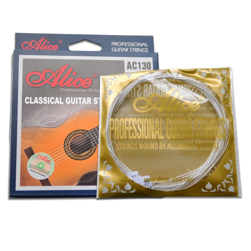 Alice AC130 Classical Guitar String Set, Bộ 6 dây Guitar Nylon Alice AC130