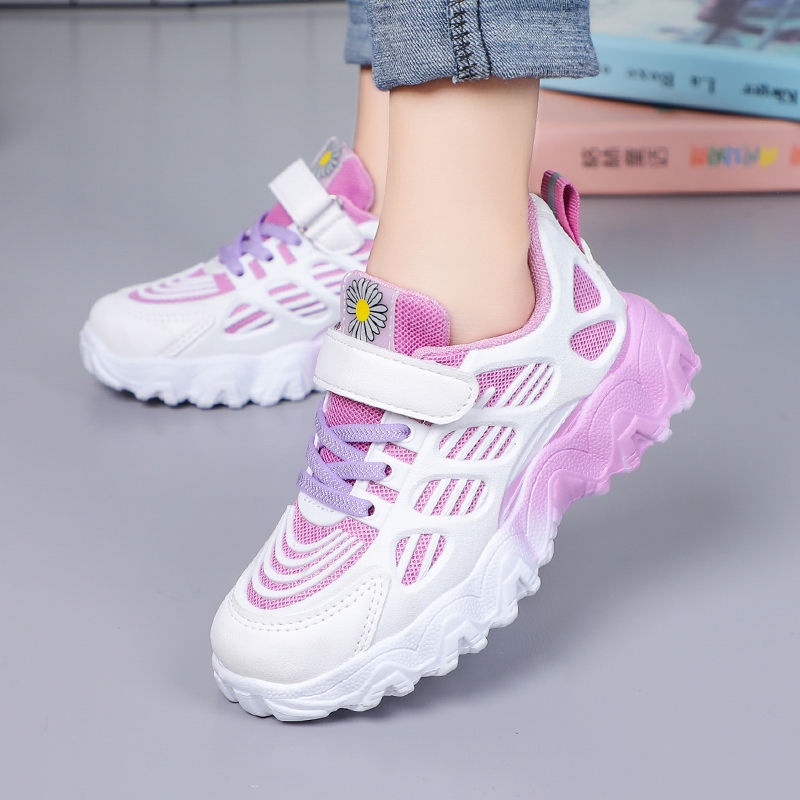 Giày Thể Thao Lưới Thoáng Khí Thời Trang Hàn Quốc Mới Cho Trẻ Em