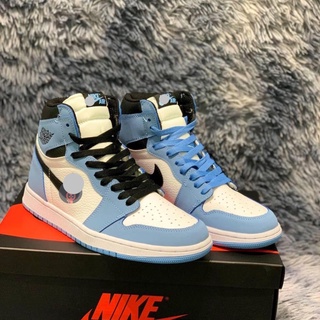 Giày Thể Thao Jordan 1 Cao Cổ Xanh Dương [Tặng Phụ Kiện] Giày sneaker JD High University Blue nam nữ mới nhất 2022
