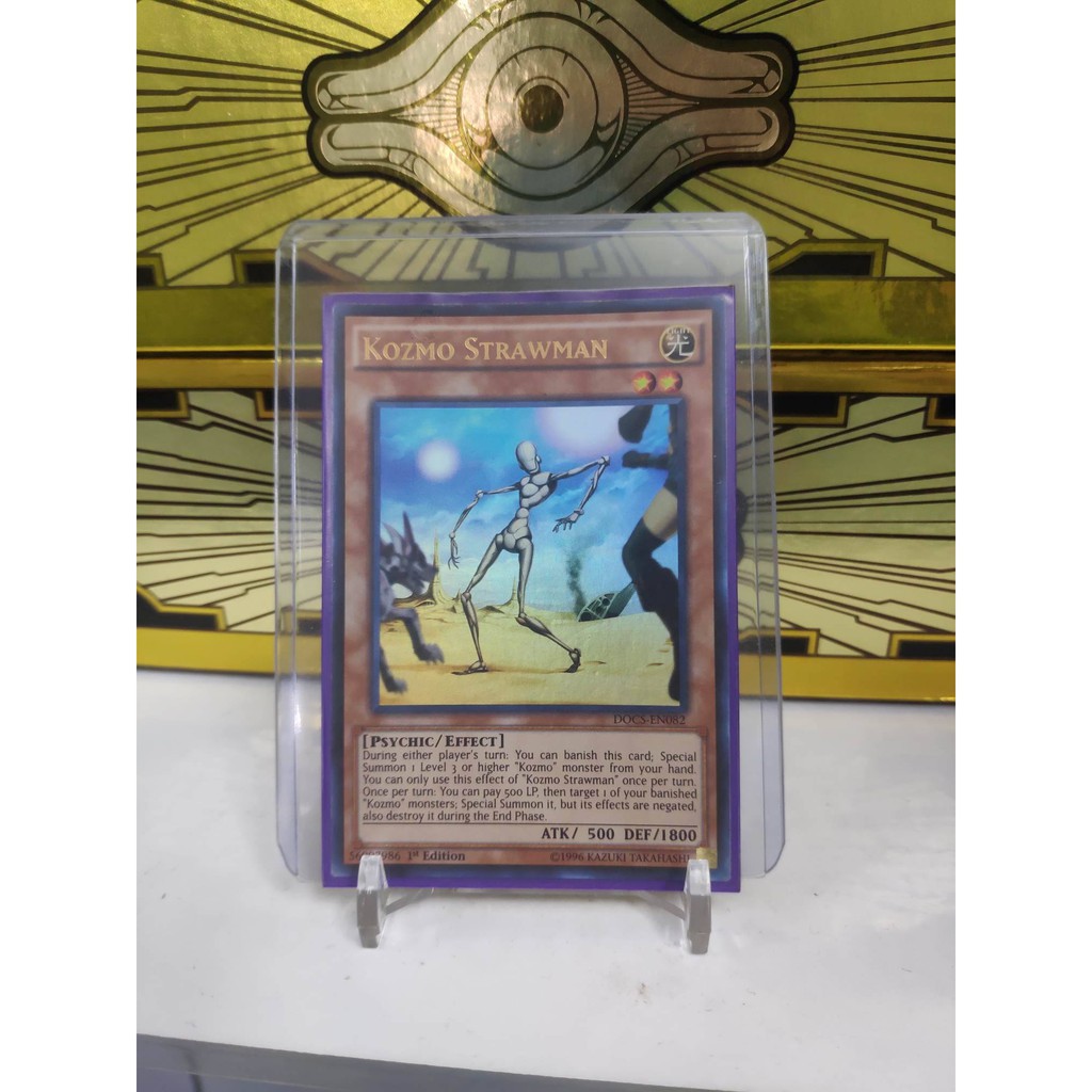 [ Dưa Hấu Yugioh ] Lá bài thẻ bài Kozmo Strawman - Ultra Rare - Tặng bọc bài nhựa bảo quản