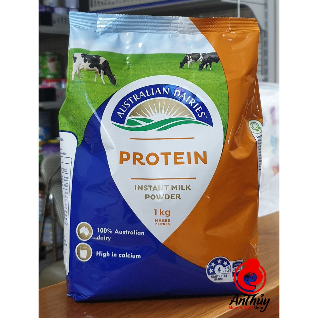 Sữa tươi dạng bột Autralian Dairies PROTEIN Instant Milk Powder (1 KG)