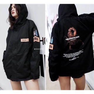 Áo khoác thời trang dù 2 lớp nam nữ siêu chất oversize unisex DƯ TÚ LỆ