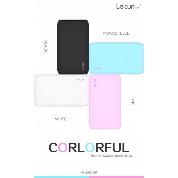 Pin Sạc dự phòng hiệu Lecun mẫu R08S 8.000 mAh