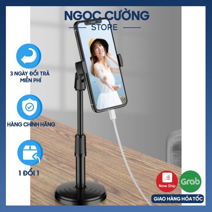 Kẹp điện thoại xem phim, chụp ảnh, quay video livestream, giá đỡ điện thoại để bàn cao cấp, tiện lợi sử dụng