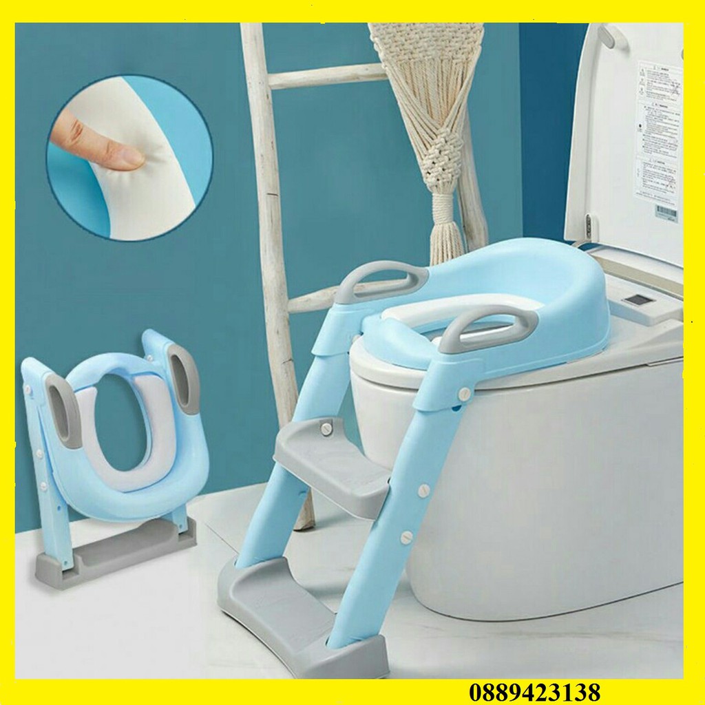 Bồn cầu có thang đi vệ sinh cho bé Mầm Store