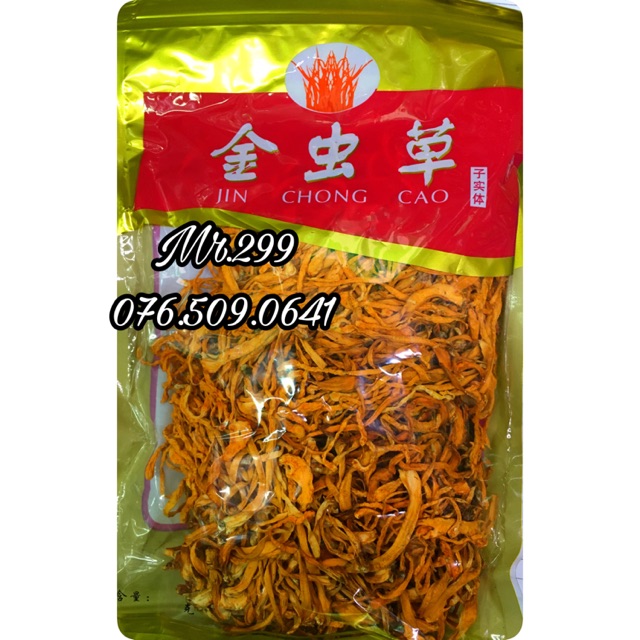 Bông đông trùng hạ thảo khô gói 100 gram