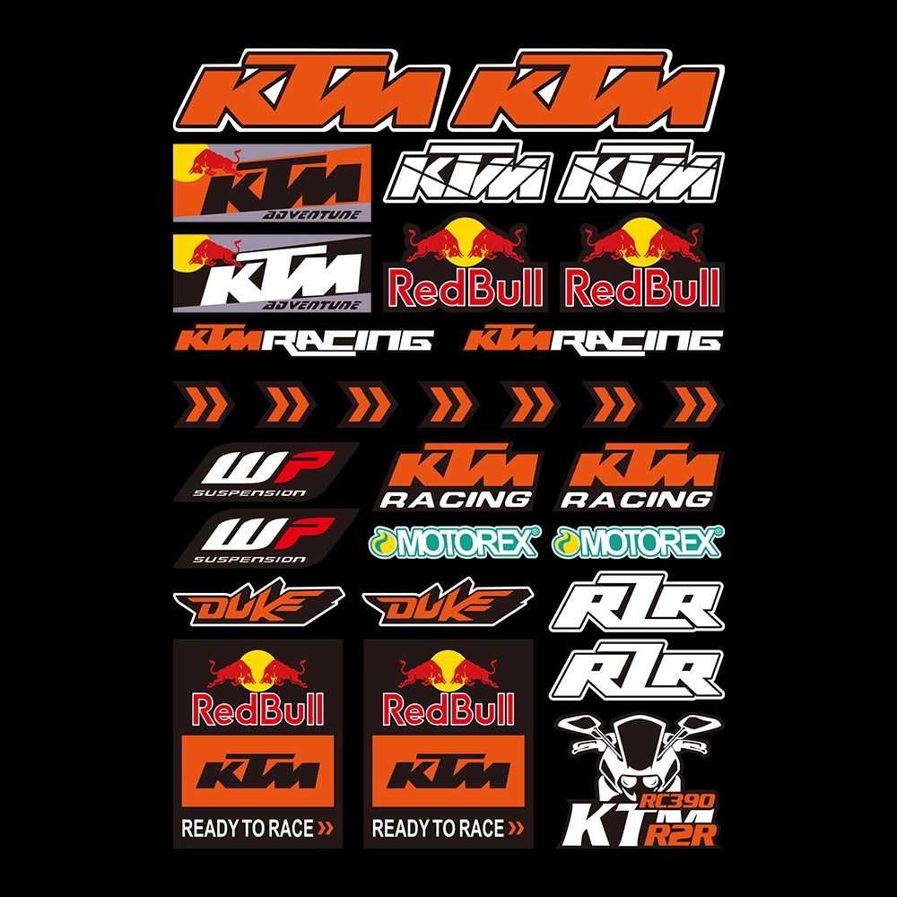 Sticker Phản Quang Dán Trang Trí Bình Xăng Xe Mô Tô KTM Duke 125 200 390 690 990 1290 Adv SXF EXC XC XCW