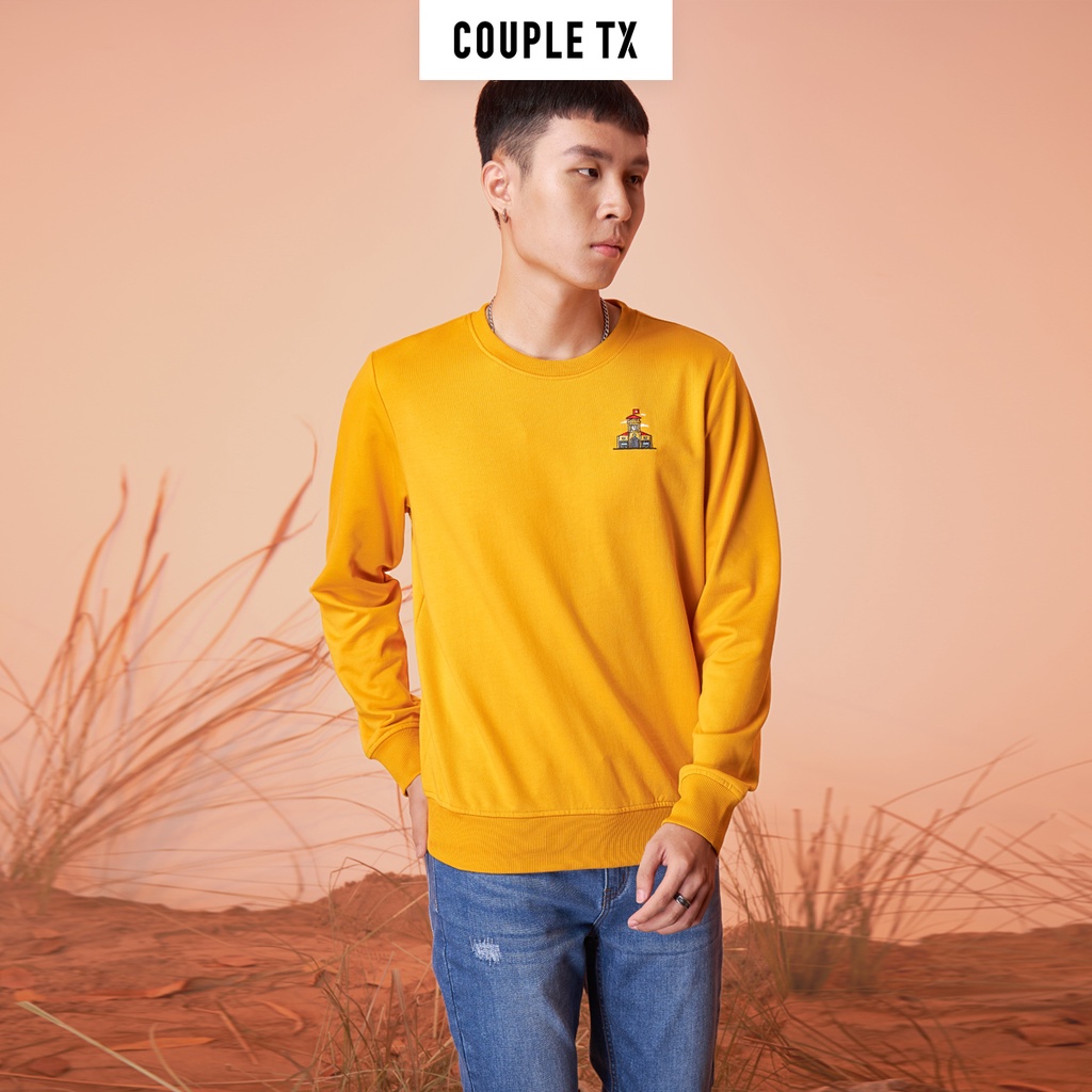 Áo Sweater Nam Logo Thêu Couple TX MSW 1003