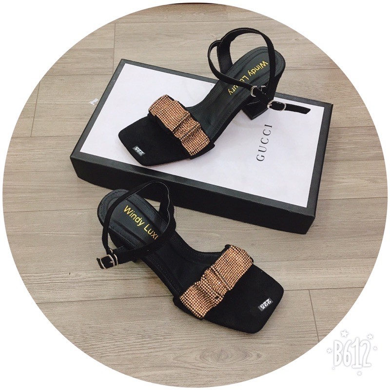 dép xăng đan bản ngang quai nhún siêu hót ( hình thật)