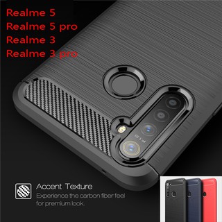 Ốp điện thoại chống sốc bằng TPU mềm dành cho Oppo Realme 5 Pro Realme Q Realme 3 Pro 5i