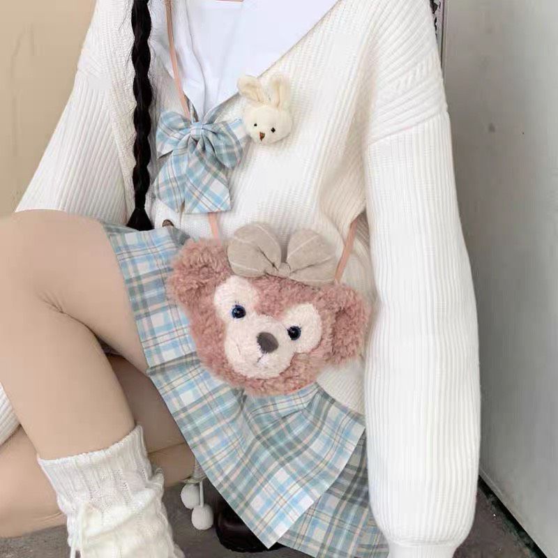 Túi đeo chéo thỏ Stella, gấu Shellie, LinaBell [Sẵn] dễ thương, đáng yêu hình thú bông