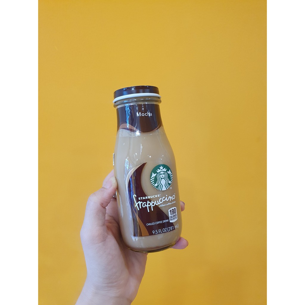 Cà phê STARBUCKS chai thuỷ tinh date T4/21 Mỹ