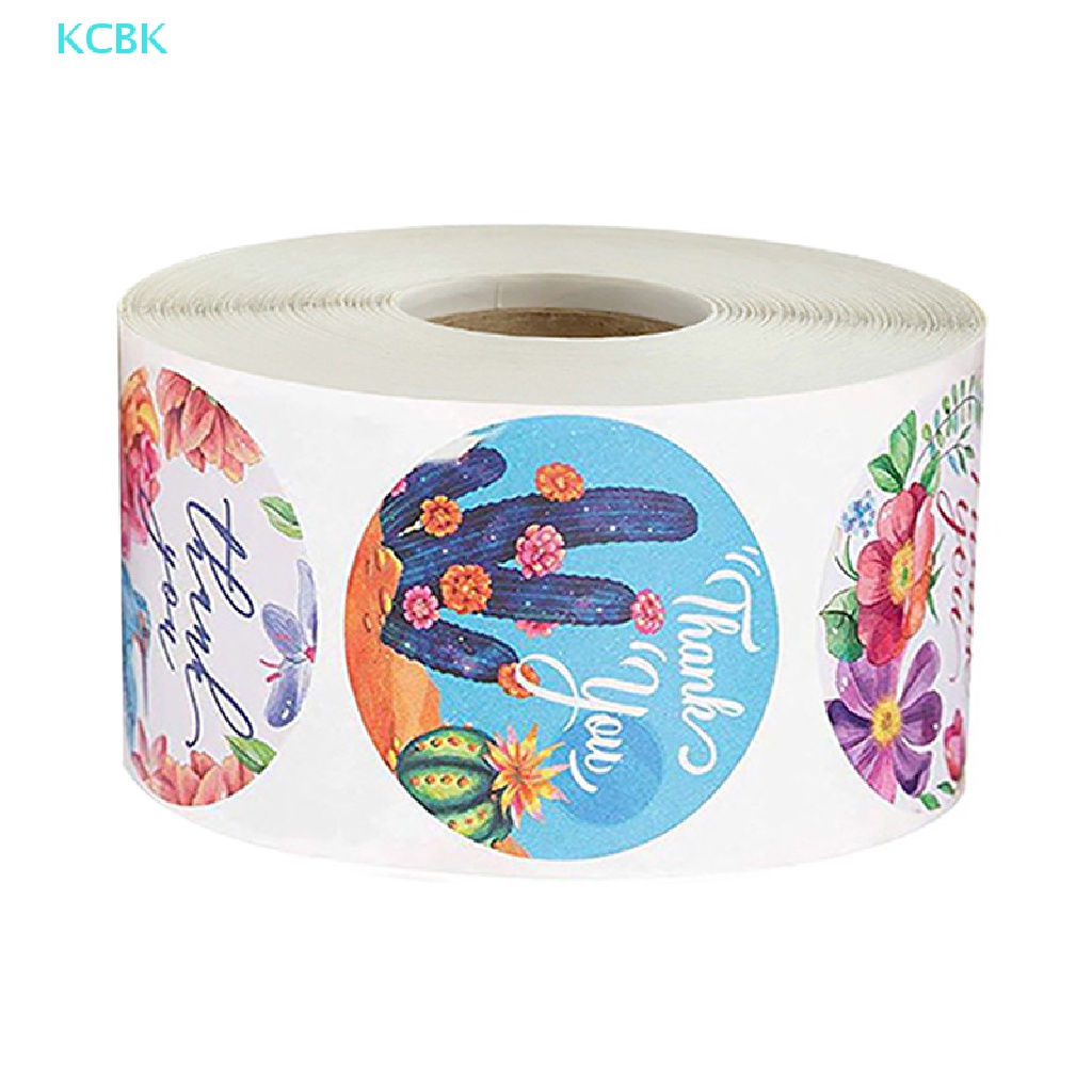 Cuộn 500 Hình Dán Chữ Thank You Độc Đáo