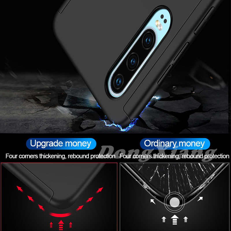 Ốp điện thoại kính cường lực bảo vệ toàn diện 360 độ cho VIVO Y11 Y15 Y17 V15 V11 Pro V11i Y97 Y95 Y93 Y91 Y85 V9 Y83 Y71
