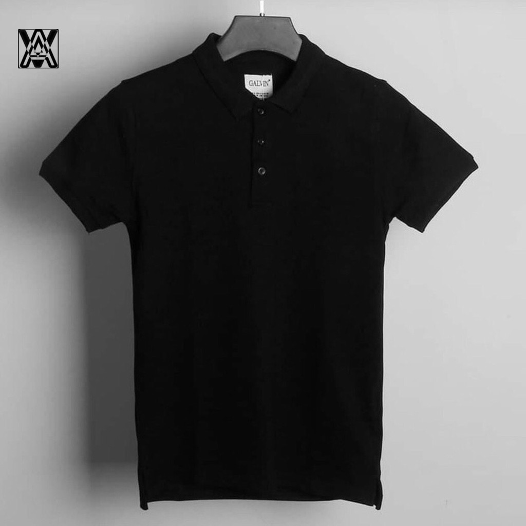 Áo Thun Nam Trơn Tay Ngắn có cổ bẻ đẹp Polo Nam cao cấp chất cotton AT01