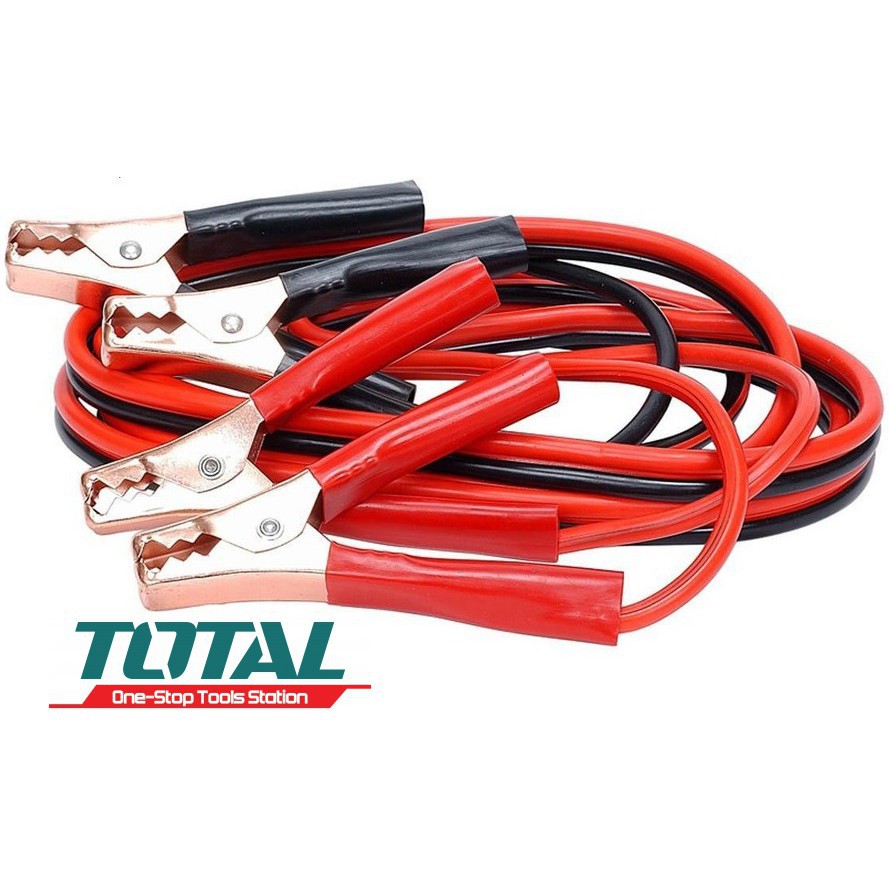 [CHÍNH HÃNG] TOTAL Dây nối sạc bình ắc quy acqui 200AMP 2.5m Booster Cable PBCA12001 (DSG)