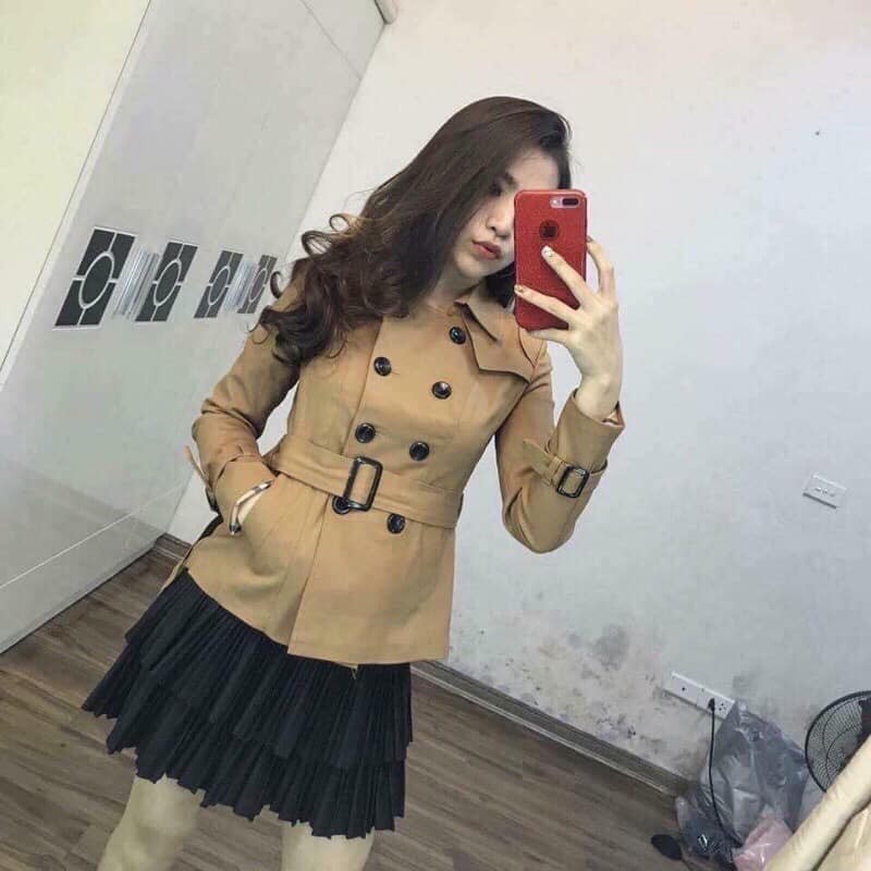 [ Mã FAMAYWA giảm 10K đơn 50K] Bán sỉ chân váy đen 2 tầng dập ly ngắn cho nữ x | BigBuy360 - bigbuy360.vn