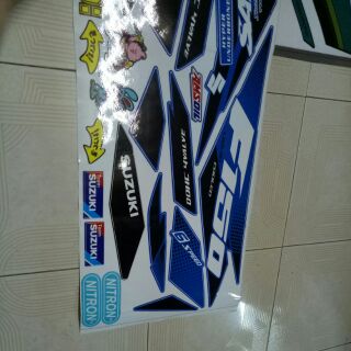 Tem xe ( Raider fi 150-xe full xanh)