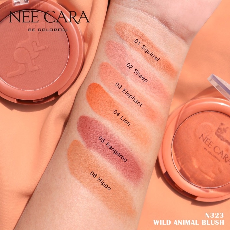 [Bản Giới Hạn] Phấn má hồng Nee Cara Animal Blush N323