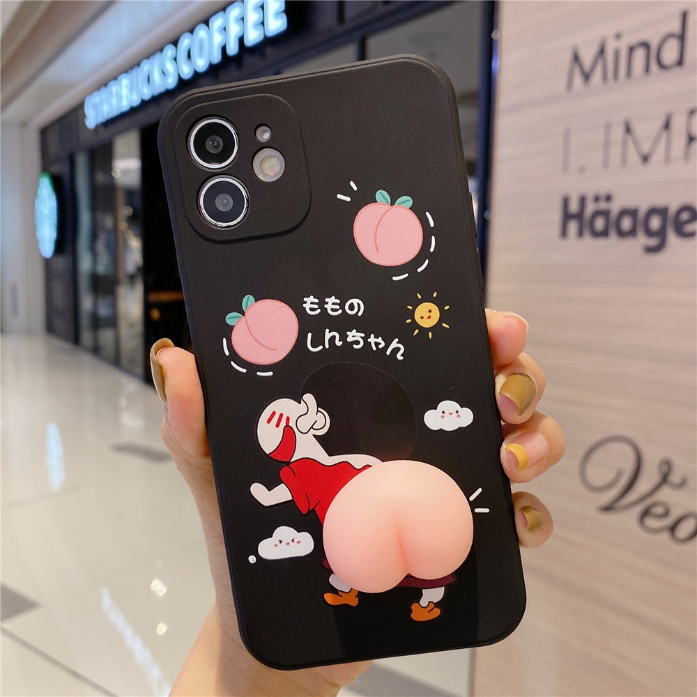 Ốp Điện Thoại In Hình Cậu Bé Bút Chì Shin-Chan Chống Va Đập Cho Oppo Reno4Se Reno5 Pro A93 A55