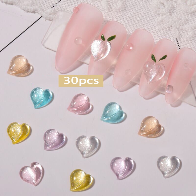 Set 30 Hạt Pha Lê 3D Nhiều Màu Sắc Đính Móng Nghệ Thuật