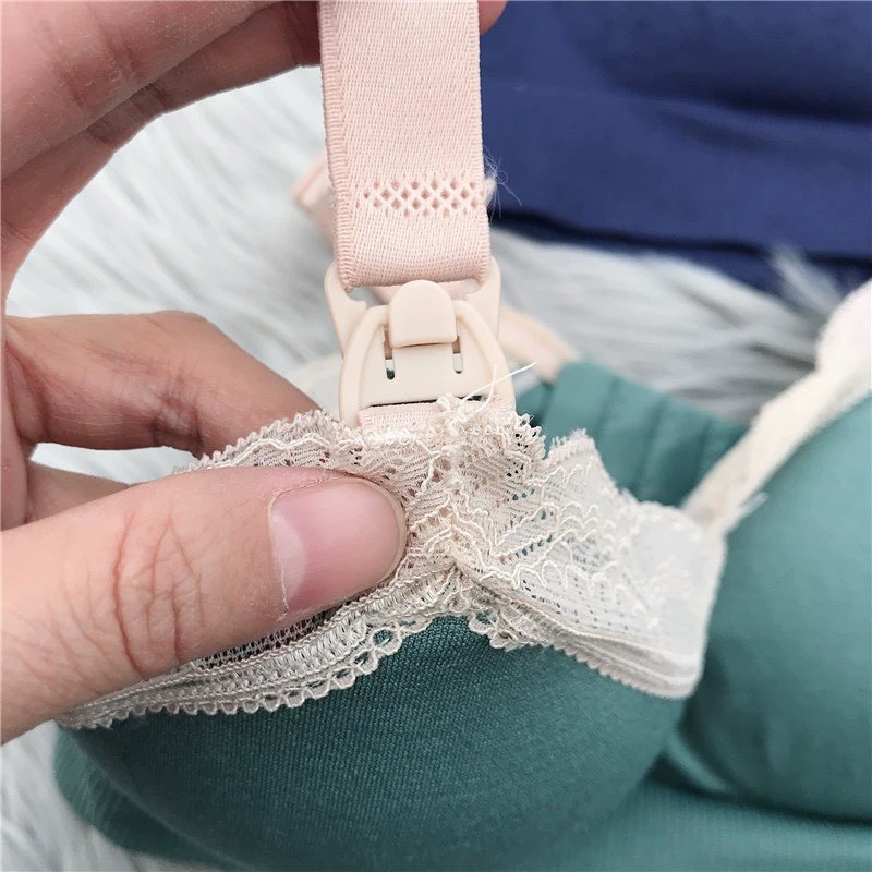 Áo Lót Bầu Cho Con Bú Chống Chảy Xệ Pha Ren siêu xinh