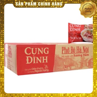 Thùng phở cung đình bò gà 30 gói x 68g